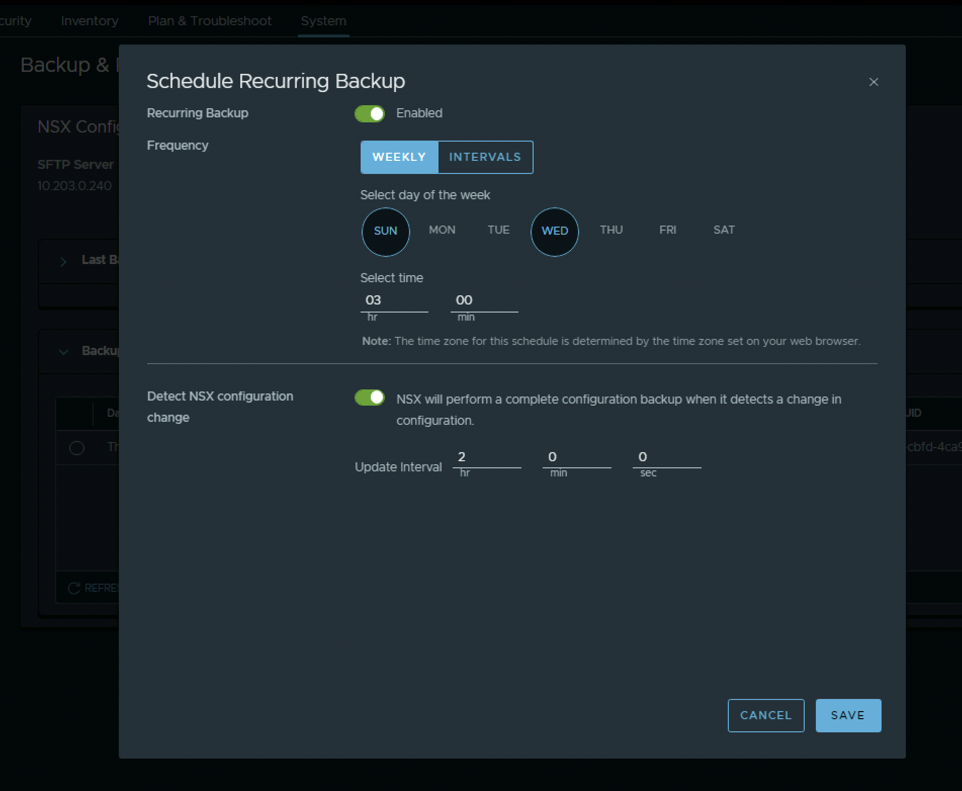 Lab: NSX Manager backup configuration - Iwan